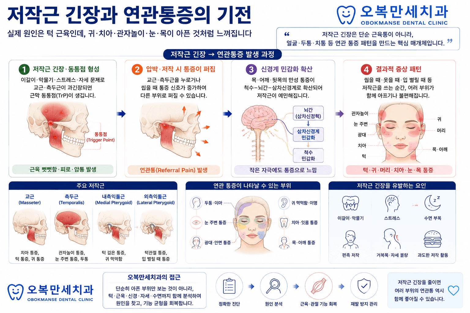 왜 씹는 근육을 만져보나요? 검사 안내 이미지